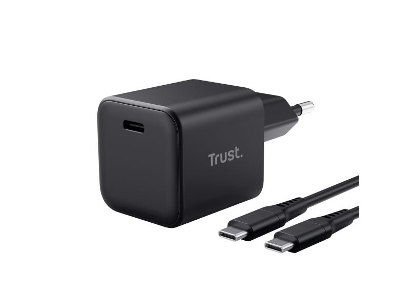 Trust Maxo 65W Small USB-C Charger Black — 26046