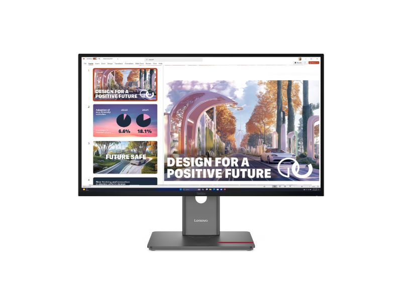 Monitor Lenovo ThinkVision P27QD-40 27'' QHD IPS/HDMI/USB-C/Ethernet/ Speakers/3Y Warranty 64B3GAT2EU