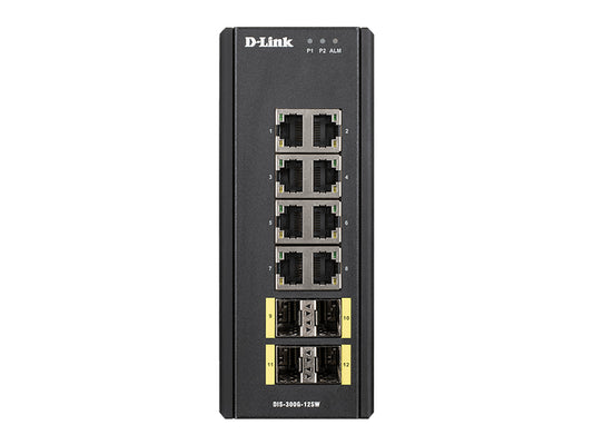 D-Link Switch 12-Port Industrial Gigabit Managed (DIS-300G-12SW)