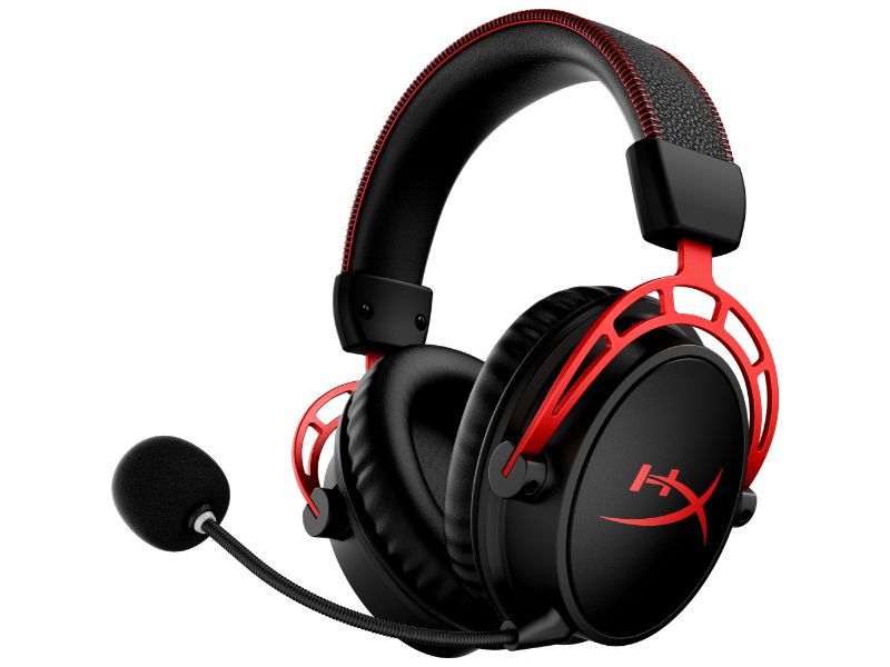 HyperX Cloud Alpha Over Ear Wireless Gaming Headset Black/Red — 4P5D4AA