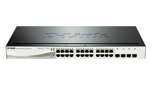 D-LINK Switch DGS-1210-24P |  24 Gbit Ports / 12 POE Ports