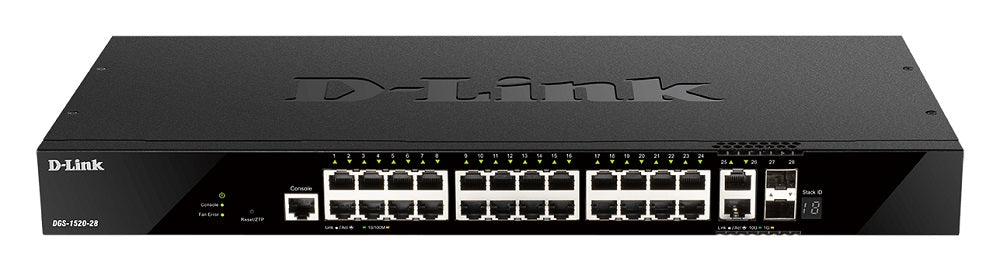 DLINK DGS-1520-28 24x10/100/1000 |  2 x 10G SFP+
