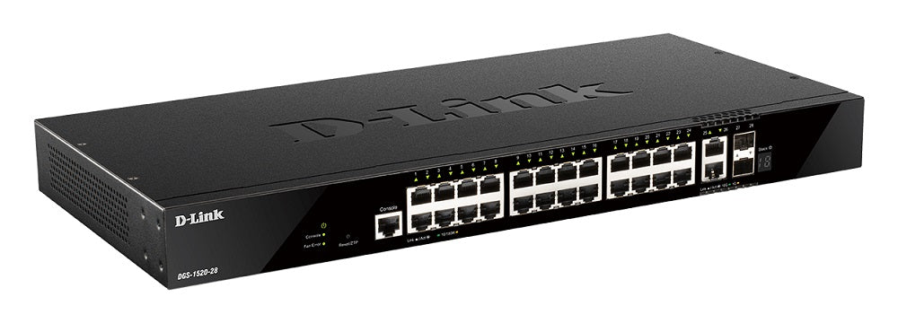 DLINK DGS-1520-28 24x10/100/1000 |  2 x 10G SFP+