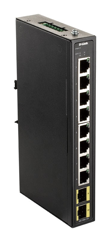 D-LINK INDUSTRIAL SWITCH DIS-100G-10S 8PORT GBIT