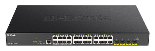 D-LINK Switch DGS-1250-28XMP 24 Gbit Port  4x10G SFP+ POE