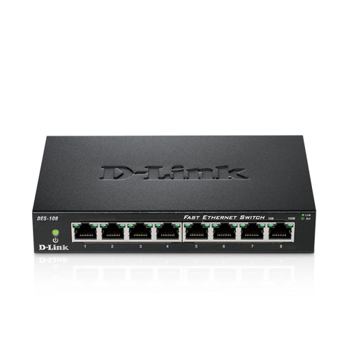 D-LINK SWITCH DES-108 |  8-Port 10/100Mbps