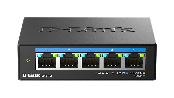 D-LINK Switch DMS-105 5-Port 2.5G Multi-Gigabit Desktop