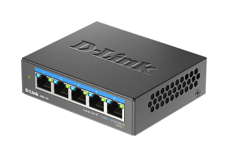 D-LINK Switch DMS-105 5-Port 2.5G Multi-Gigabit Desktop