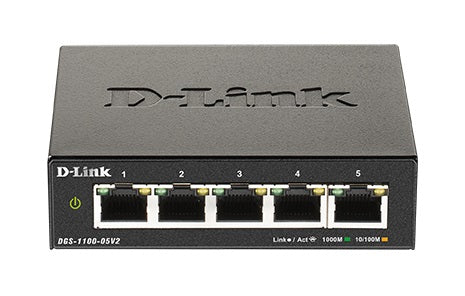 D-LINK DGS-1100-05V2 SMART SWITCH 5 PORTS