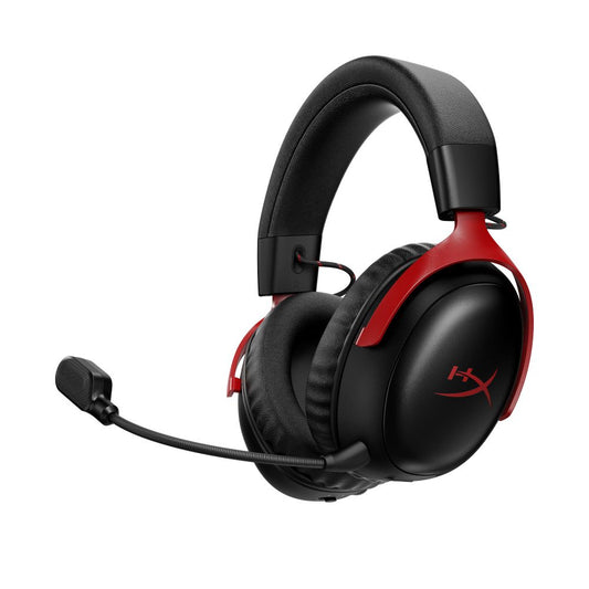 HyperX Cloud III S Over Ear Wireless Gaming Headset Black/Red — A59Z0AA