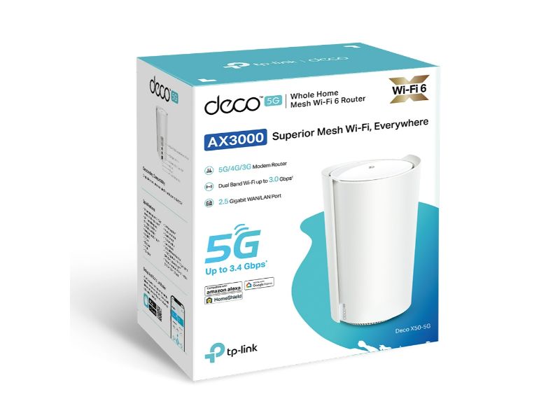 Tp-Link 5G AX3000 Whole Home Mesh WiFi 6 Gateway (Deco X50-5G)