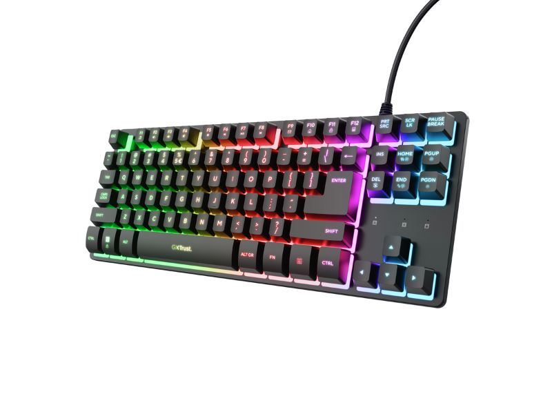TRUST GXT833 THADO TKL KEYBOARD BLK US