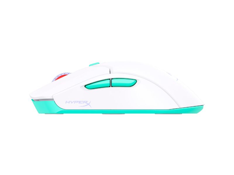 HyperX Pulsefire Haste 2 Core Wireless Gaming Mouse — White/Green/Purple — 8R2E7AA