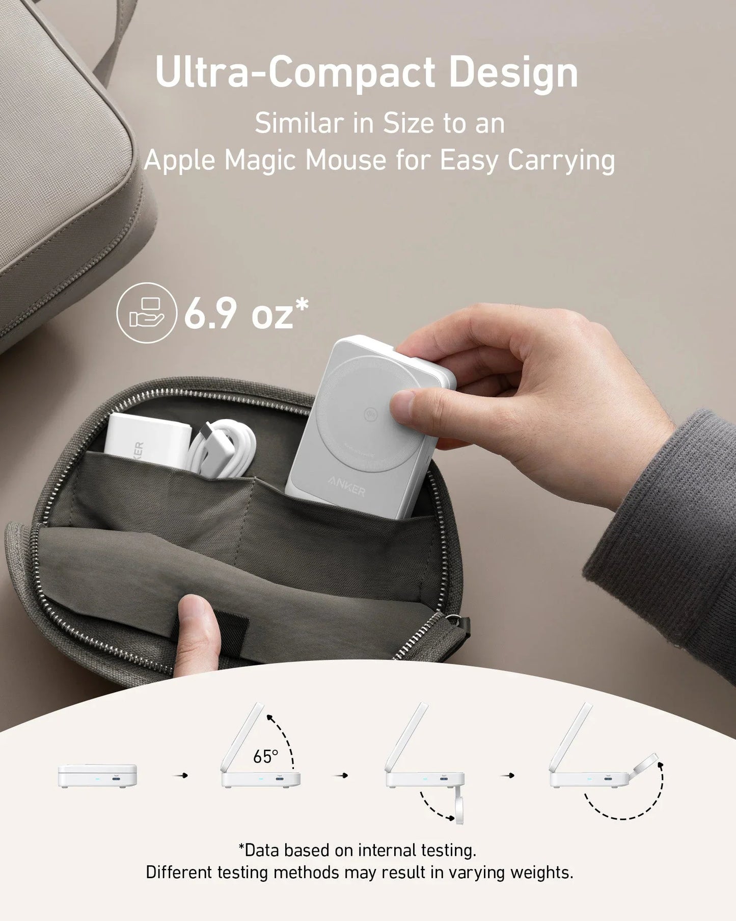 ANKER MAGGO WIRELESS 3 IN 1 CHARGER 15W FOLDABLE