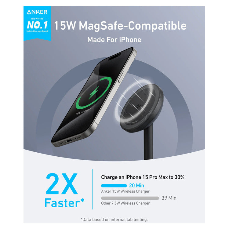 ANKER MAGGO WIRELESS 15W CHARGER