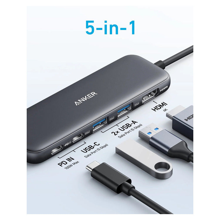 ANKER 332 USB-C HUB 5-IN-1