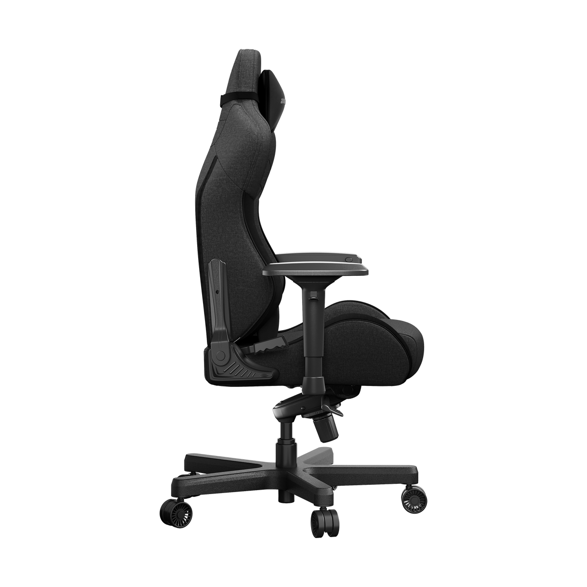ANDA SEAT Gaming Chair T-PRO II Dark Grey/ Black FABRIC with Alcantara Stripes