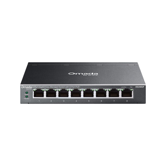TP-LINK SWITCH OMADA ES208GP 8-Port PoE+ Managed Switch