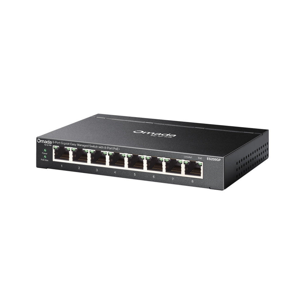TP-LINK SWITCH OMADA ES208GP 8-Port PoE+ Managed Switch