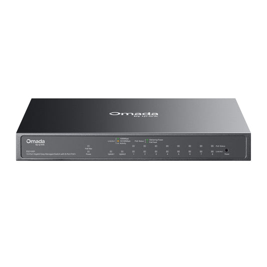 TP-LINK SWITCH OMADA ES210GP 8 PoE+, Gigabit Managed Switch