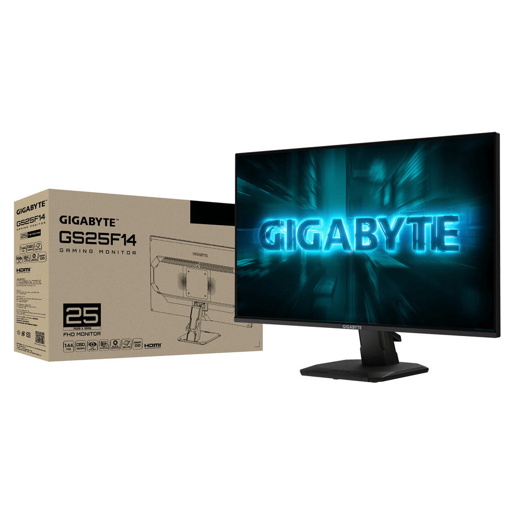 GIGABYTE Gaming Monitor GS25F14 24,5'' IPS 1ms 144Hz FHD, HDMI, DP, 3YearsW