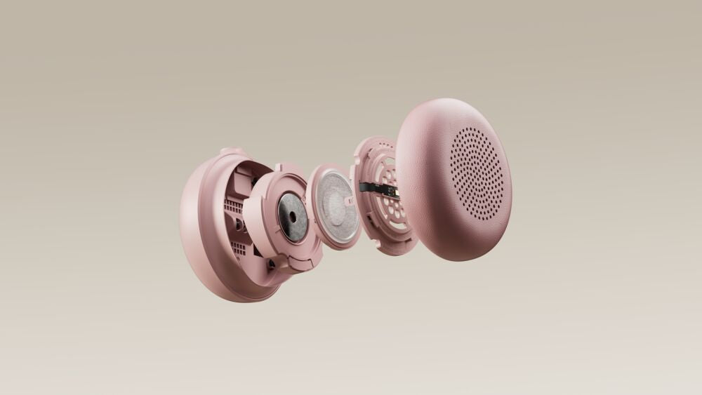 LOGITECH Headset Wired Zone 2 For Business USB Type C Rose — Teams Version