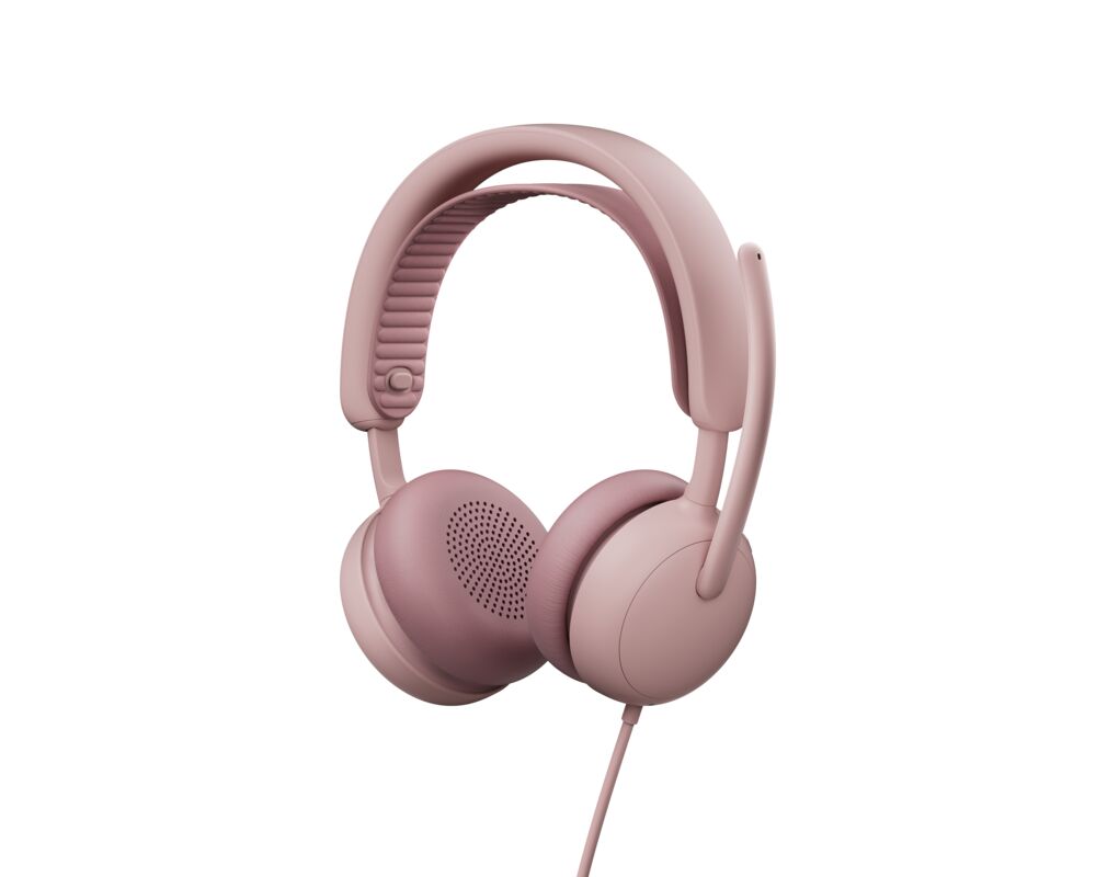 LOGITECH Headset Wired Zone 2 For Business USB Type C Rose — Teams Version