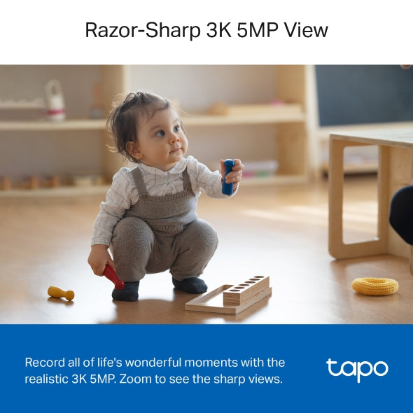 TP-LINK CAMERA TAPO C230 3K 5MP PAN,TILT INDOOR