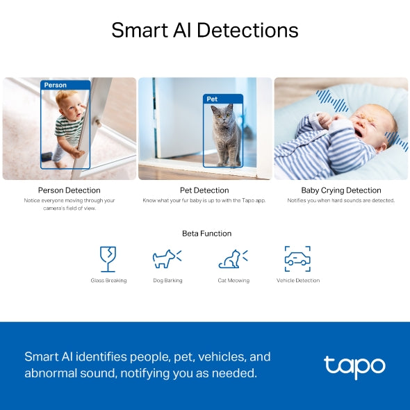 TP-LINK CAMERA TAPO C230 3K 5MP PAN,TILT INDOOR