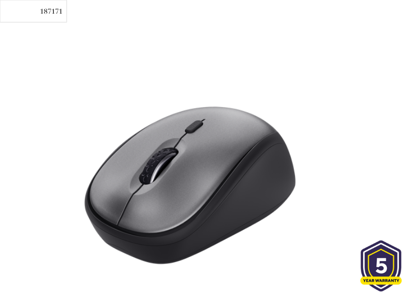 TRUST YVI+ WIRLESS MOUSE ECO BLACK 24549