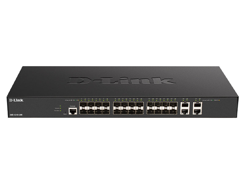 D-Link Switch 28-Port 10 Gigabit Ethernet Smart Managed (DXS-1210-28S)