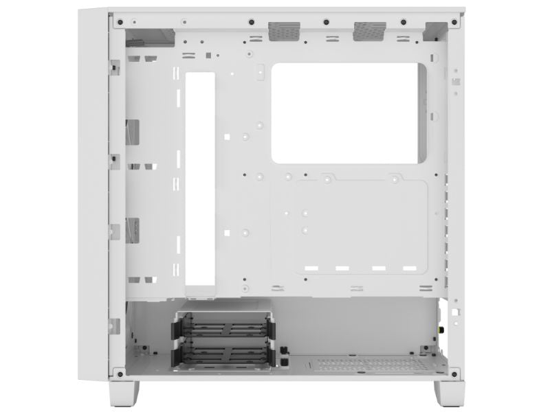 Corsair Mid Tower ATX Case 3000D RGB Airflow Windowed Tempered Glass — White — CC-9011256-WW