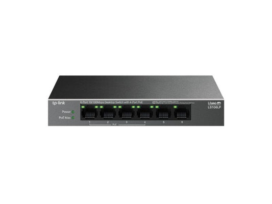 TP-Link Switch 6-Port 10/100Mbps 4-Port PoE (LS106LP)