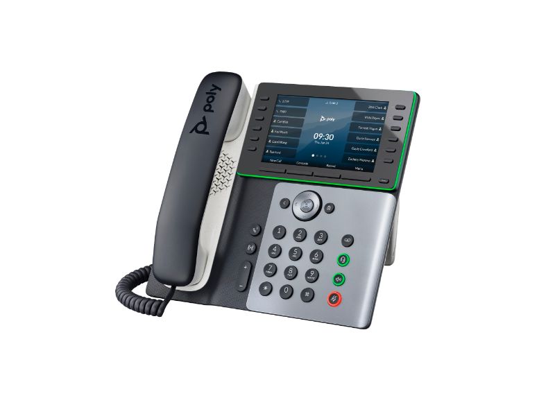 Poly Edge E550 IP Phone and PoE-enabled — 82M91AA