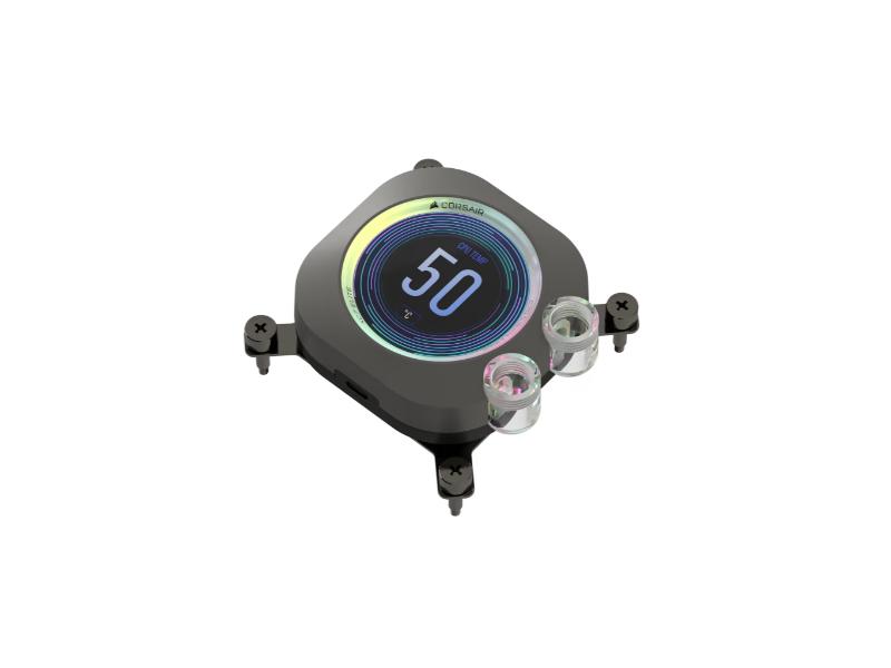 CORSAIR HydroX CPU Water Block XC7 ELITE LCD Black (1700/AM4/AM5) CX- 9010023-WW