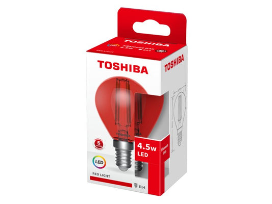TOSHIBA LED FILAMENT COLOR RED G45 E14 4.5W