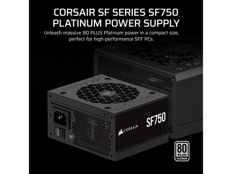 CORSAIR PSU SF750 (Platinum, Fully Modul