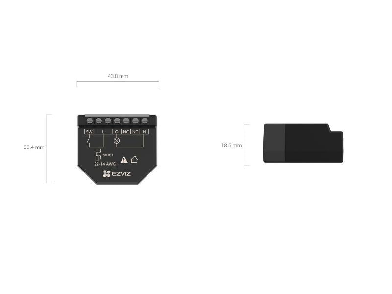 Ezviz Smart Home Wi-Fi Relay T35WM Powered by your Voice (T35WM)