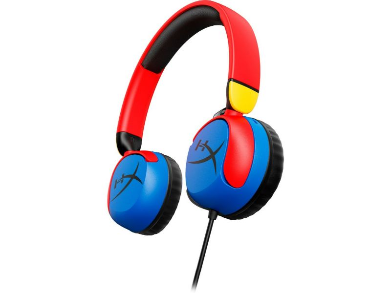 HyperX Cloud Mini Wired Gaming Headset On Ear Blue/Red/Yellow — 7G8F3AA