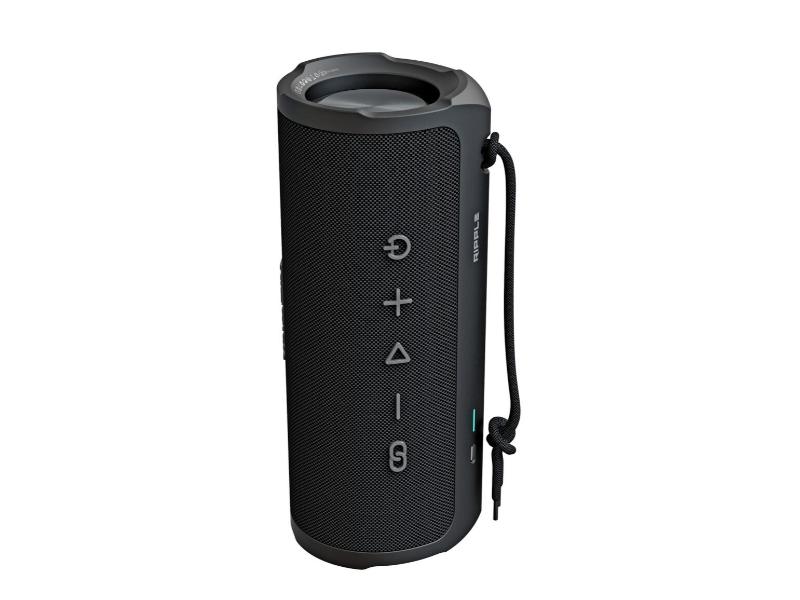 HiFuture Ripple Black Portable Bluetooth Speaker
