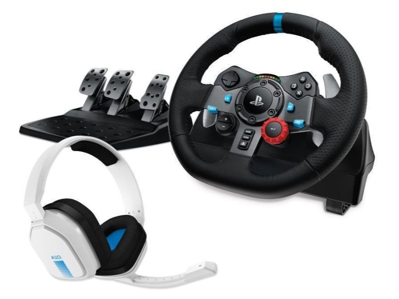 GAM.WHEEL LOGITECH G29 PS4/5+A10 HDST WH