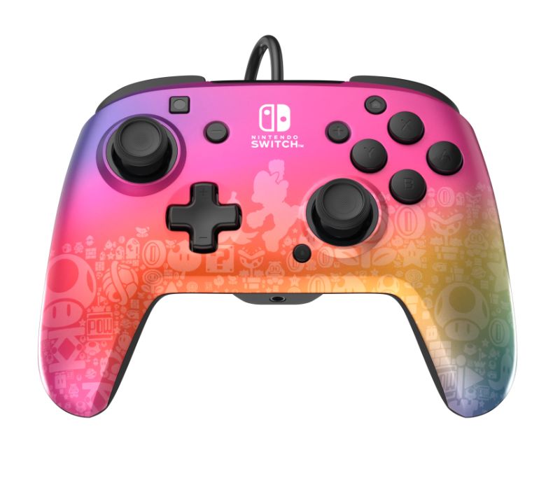 PDP — Wired Controller for Nintendo Switch and Pc Mario Pink Rematch