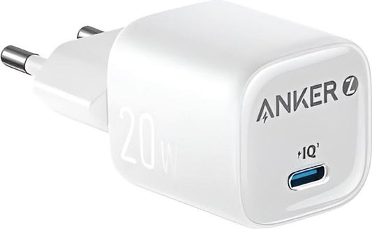 ANKER WALL CHARGER 20W 1 PORT TYPE-C WHITE