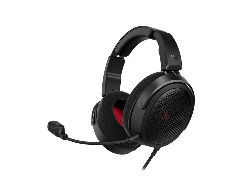 HyperX Cloud Alpha Over Ear Wired Air Open-Back Gaming Headset Black- D14ZCAA
