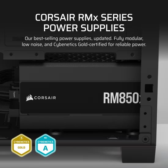 CORSAIR PSU RM850x (Gold, Fully Modular)