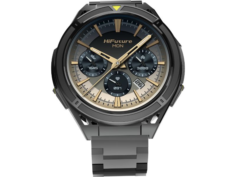 HiFuture Active Black Yellow Smartwatch