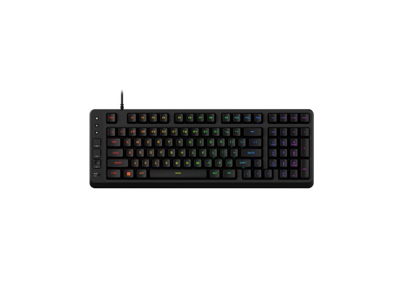 HyperX Eve 1800 Membrane Compact Gaming Keyboard RGB (US Layout) — Black — B7JE0AA
