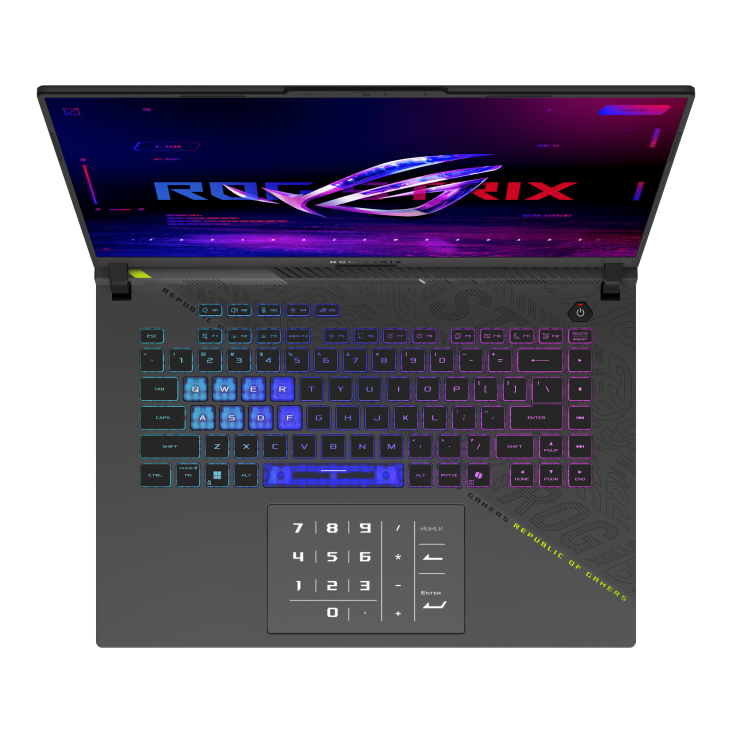 Laptop Asus ROG Strix G16 16''/ R9-8940HX/ 32GB/ 1TB SSD/ Nvidia RTX 5060 / Windows 11 Home/ 2Y 90NR0KW7-M000Z0
