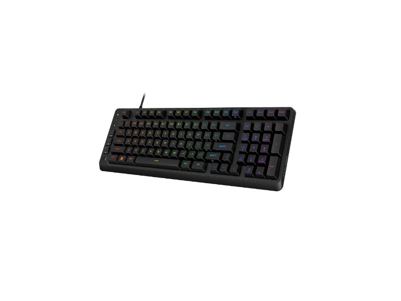 HyperX Eve 1800 Membrane Compact Gaming Keyboard RGB (US Layout) — Black — B7JE0AA