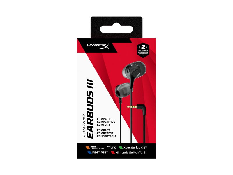 HyperX Cloud Earbuds III Black — BN7R9AA